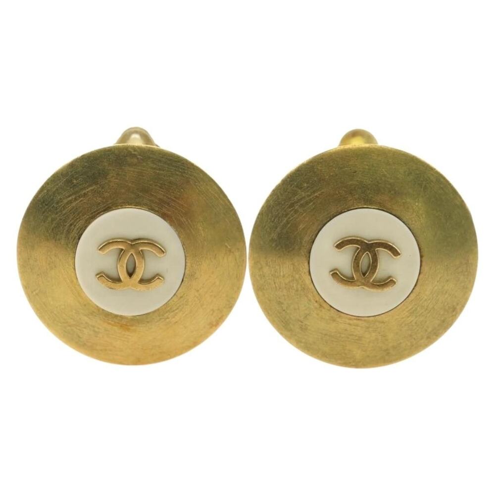 Chanel CC Logo Earring Gold